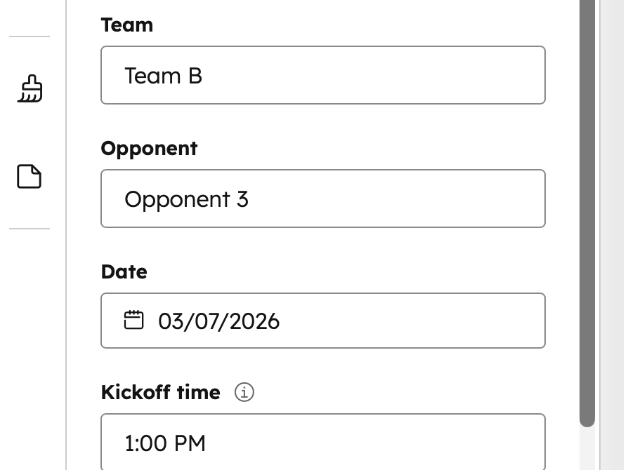 Easy Game Entry